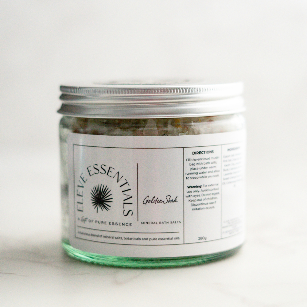 Golden Soak Mineral Bath Salts